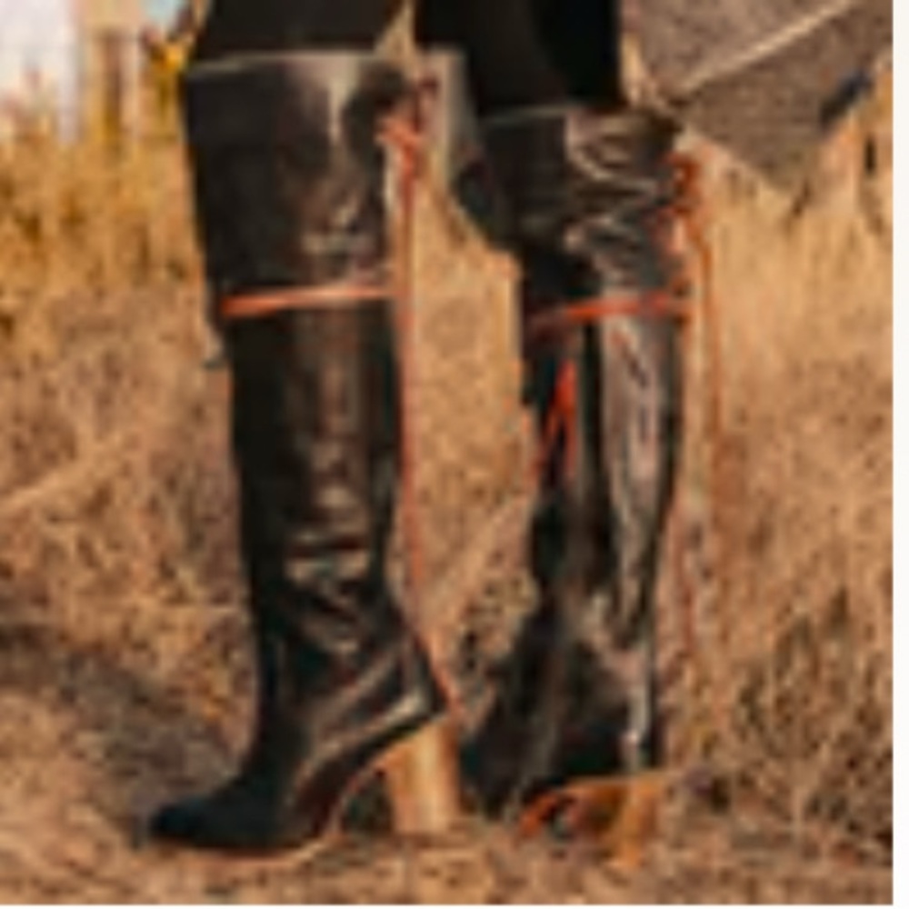 BNIB Freebird Brock size 8 Elegant Black Knee-High Boots